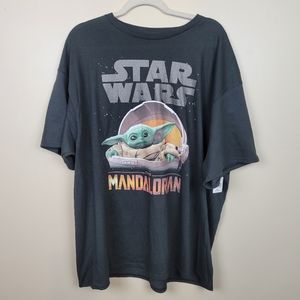 NWT Disney The Mandalorian Black T-shirt size XXL